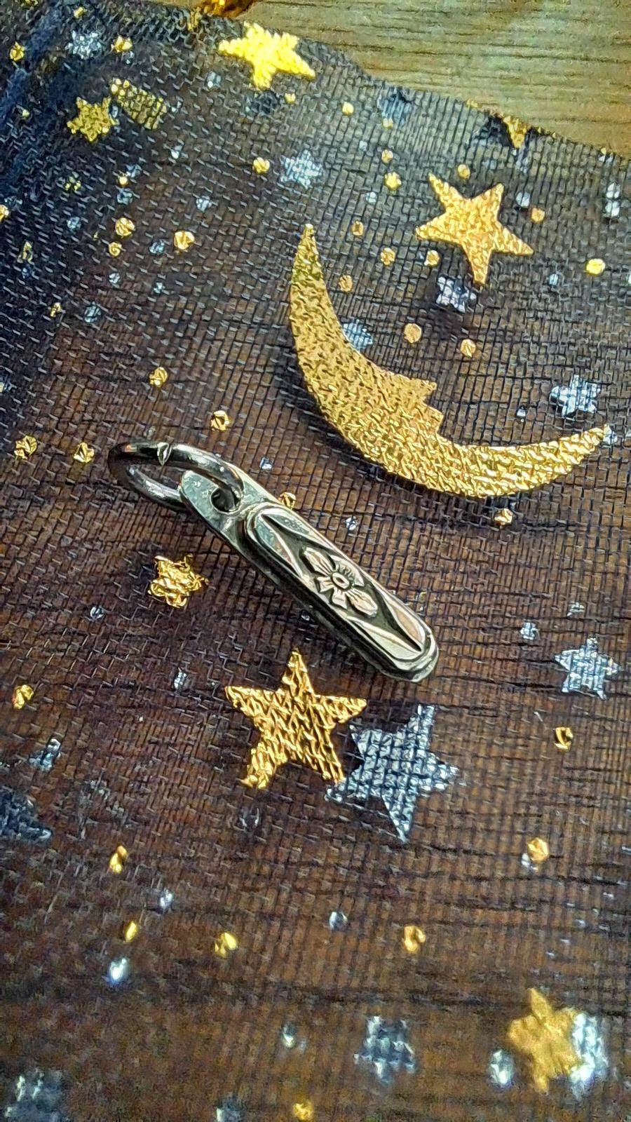 Sterling Silver Forget-Me-Not Charm | Charm ONLY, no chain