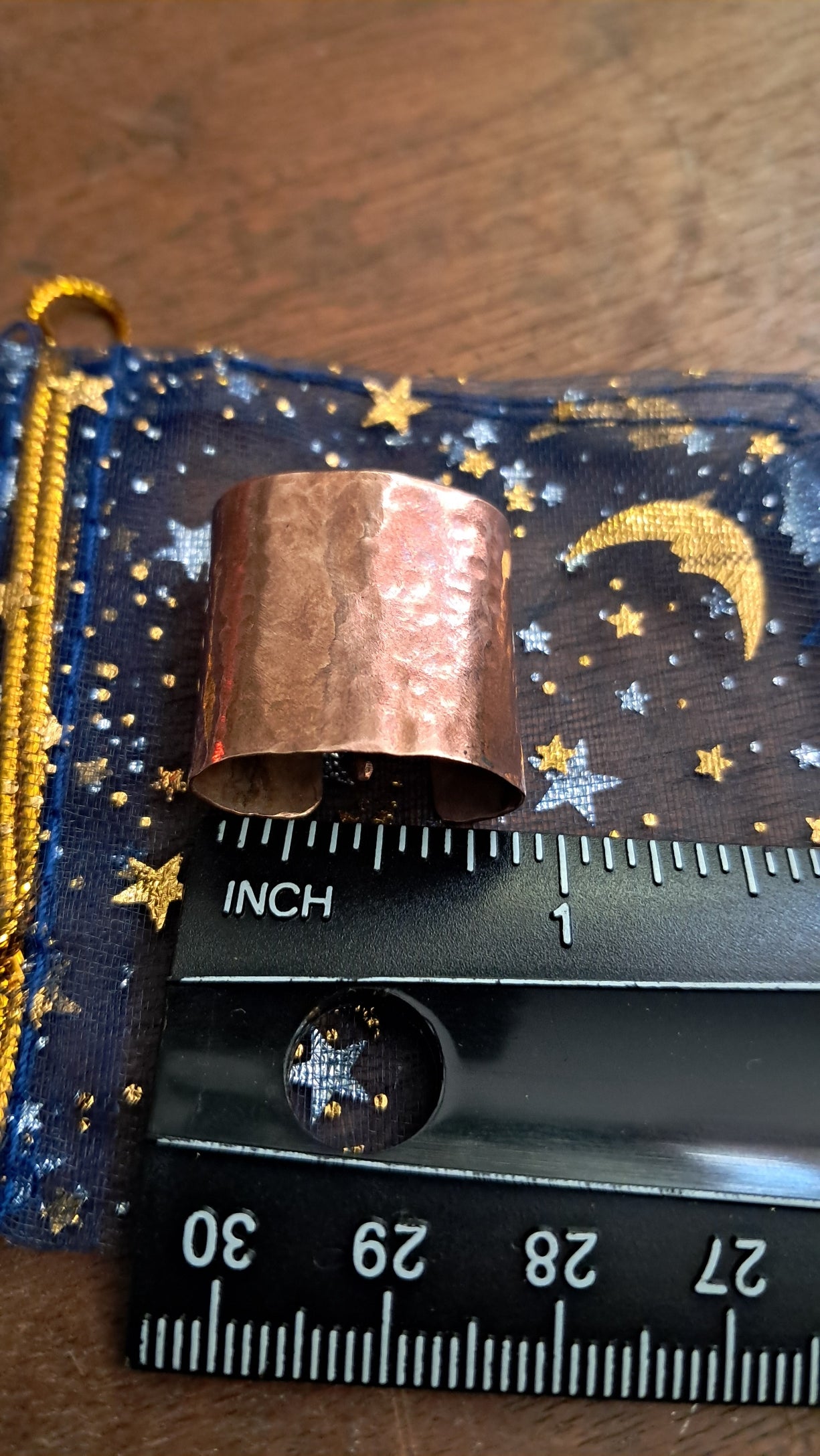 Hammered Copper Hair Cuff