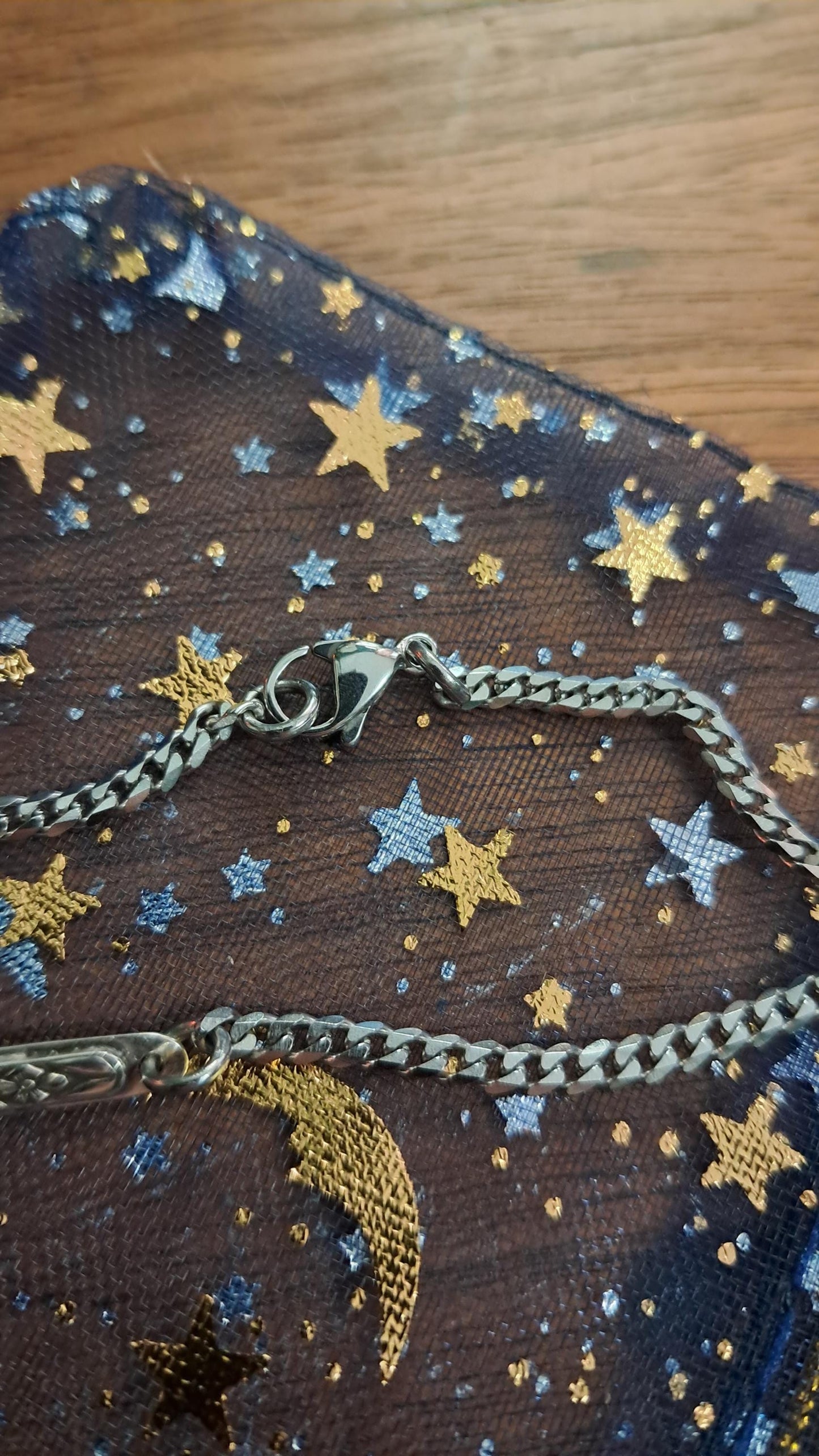 Forget-Me-Not Charm Bracelet | Sterling Silver and Stainless Steel