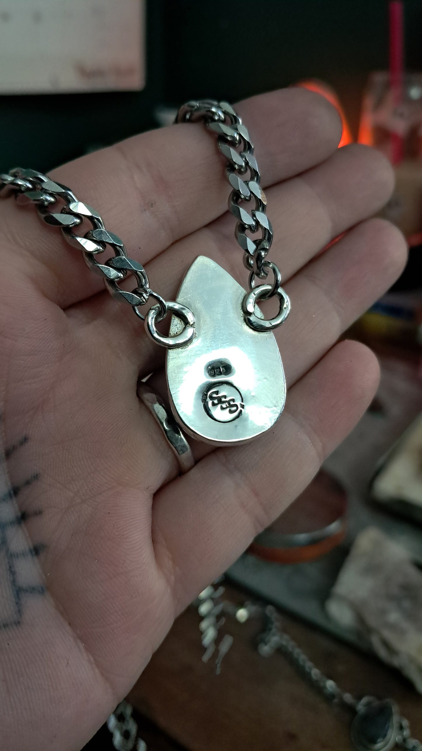 Purple Labradorite Choker